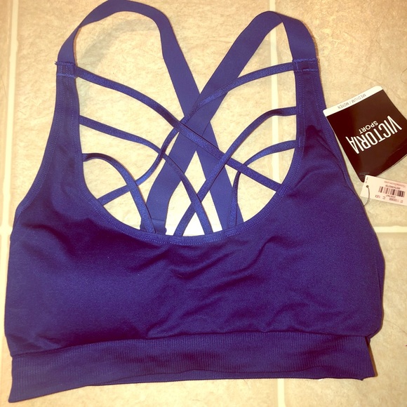 Victoria's Secret Other - NWT Victoria’s Sport Blue Caged Sports Bra